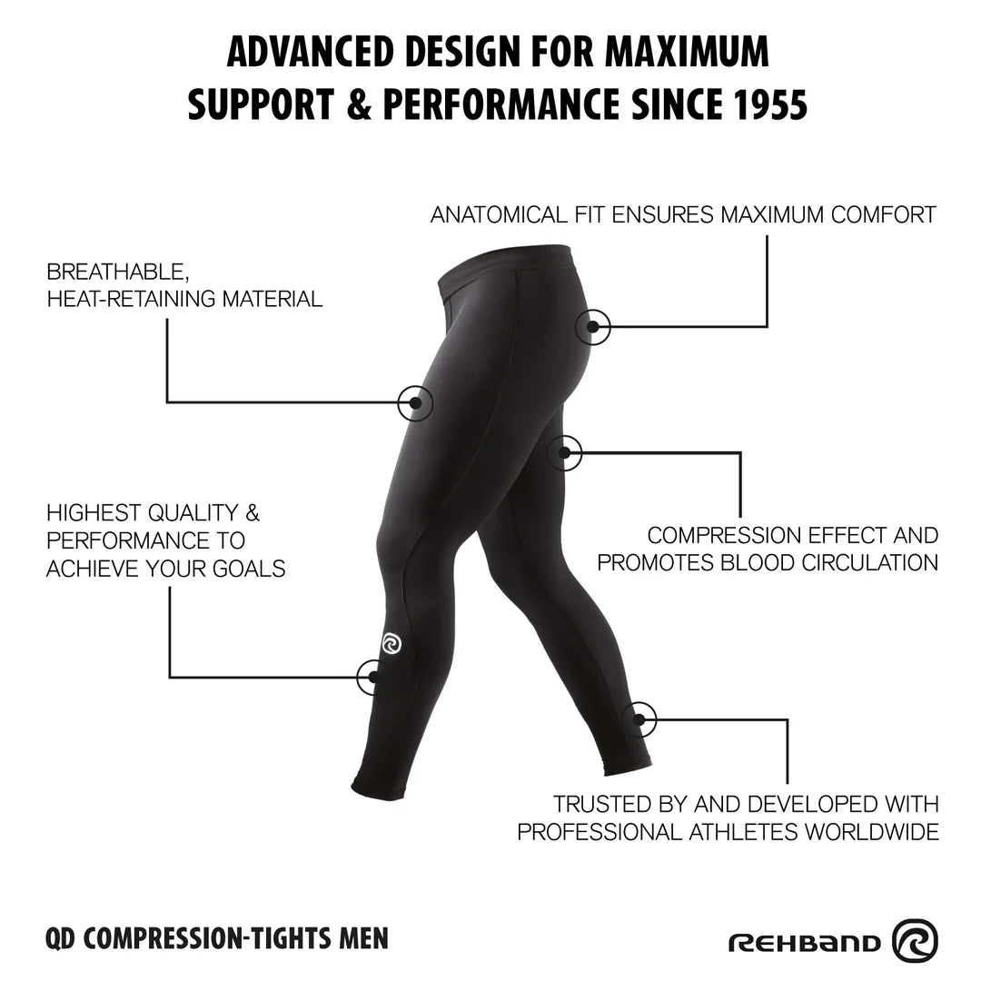 QD Compression Tights - menn